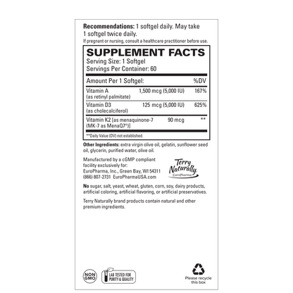 Terry Naturally ARTERY STRONG - 60 Softgels