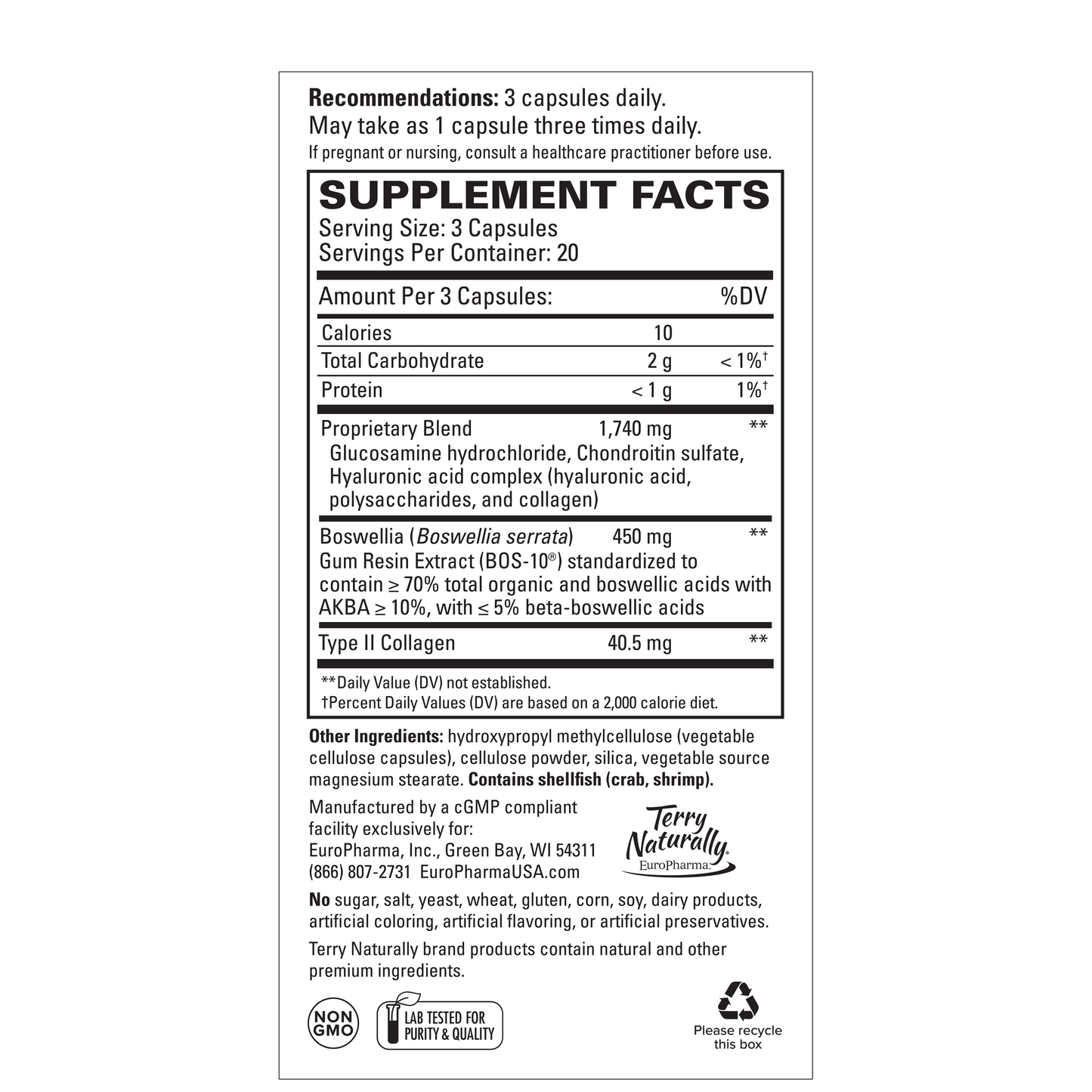 Terry Naturally BE MOBILE - 60 Capsules