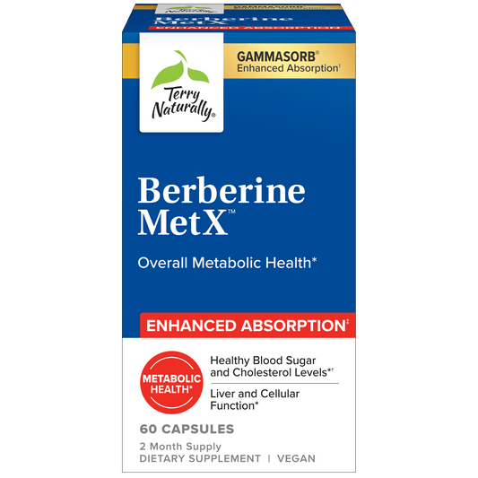 Terry Naturally BERBERINE METX Extra Strength - 60 Capsules