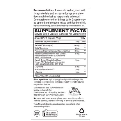 Terry Naturally CALM KIDS - 60 Capsules
