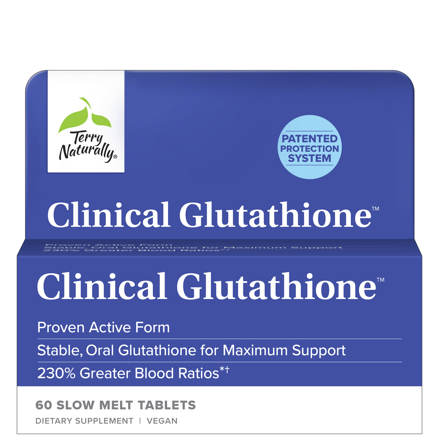 Terry Naturally CLINICAL GLUTATHIONE - 60 Tablets