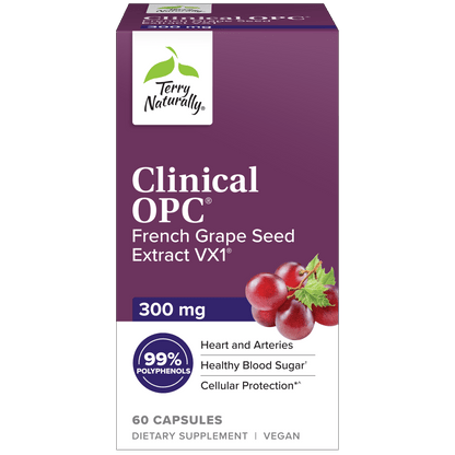 Terry Naturally CLINICAL OPC 300 MG Grape Seed - 60 Capsules