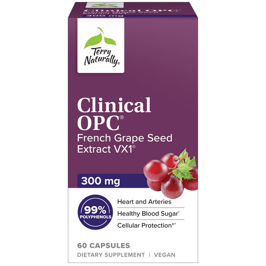 Terry Naturally CLINICAL OPC 300 MG Grape Seed - 60 Capsules