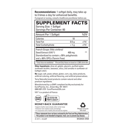 Terry Naturally CLINICAL OPC Extra Strength - 60 Softgels