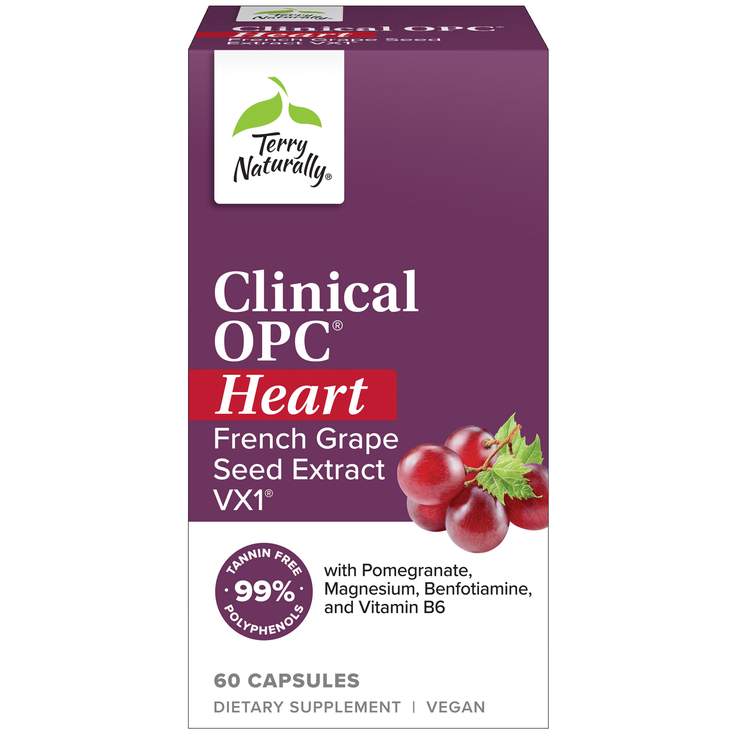 Terry Naturally CLINICAL OPC HEART - 60 Capsules