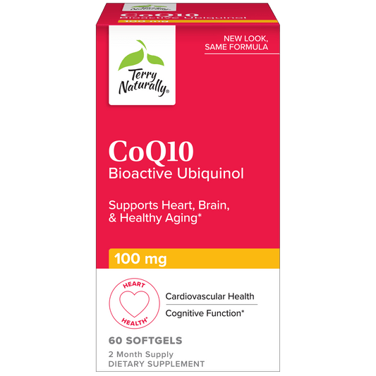 Terry Naturally COQ10 UBIQUINOL 100MG - 60 Capsules