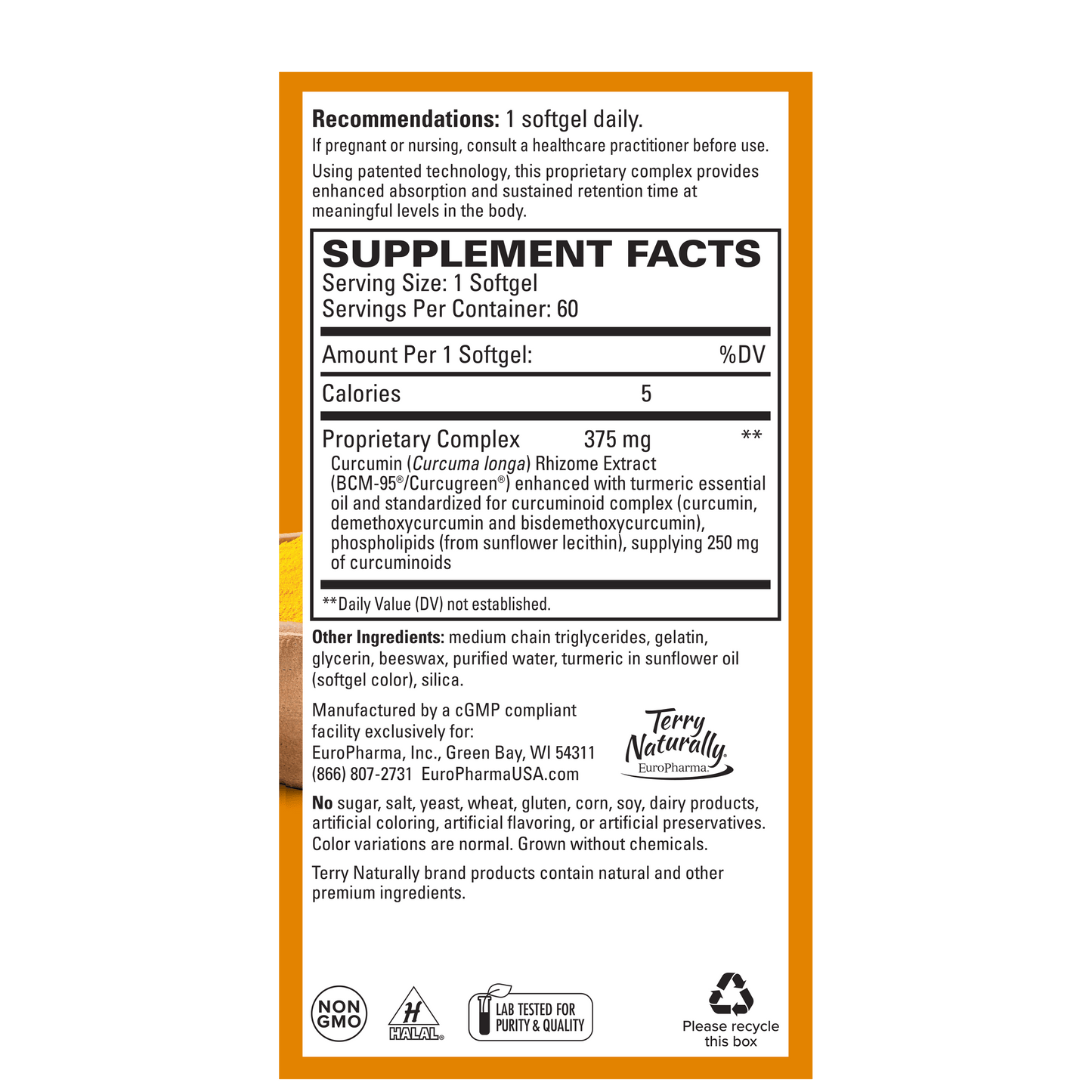 Terry Naturally CURAMED 375 MG