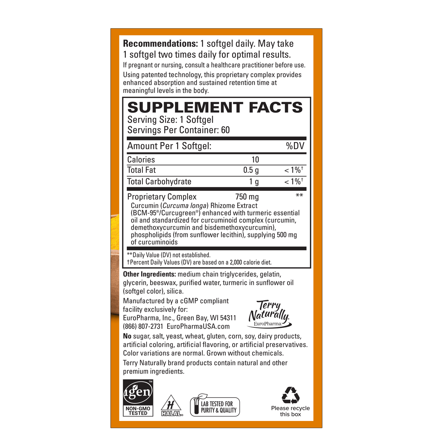 Terry Naturally CURAMED 750 MG