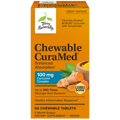 Terry Naturally CURAMED 100MG - 60 Chewable Tablets