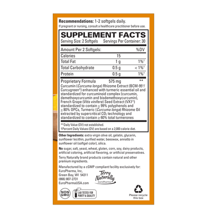 Terry Naturally CURAMED+OPC - 60 Softgels