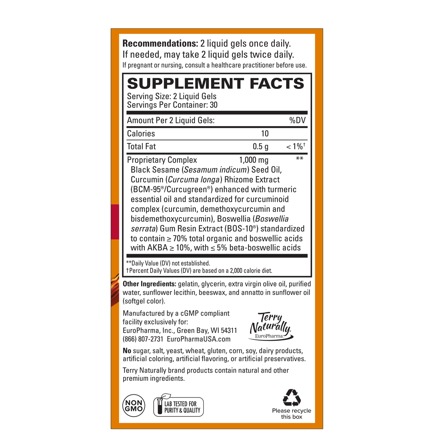 Terry Naturally CURAMED ACUTE PAIN RELIEF
