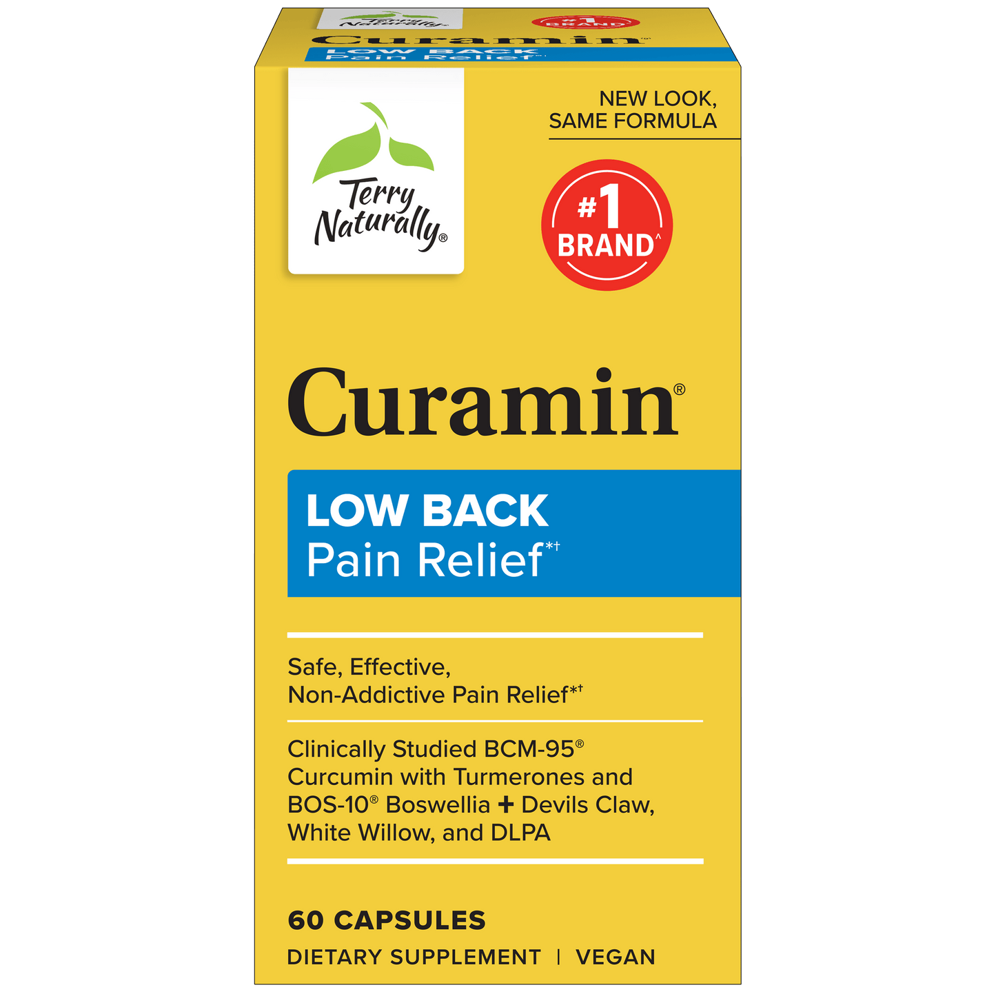 Terry Naturally Curamin LOW BACK PAIN - 60 Capsules