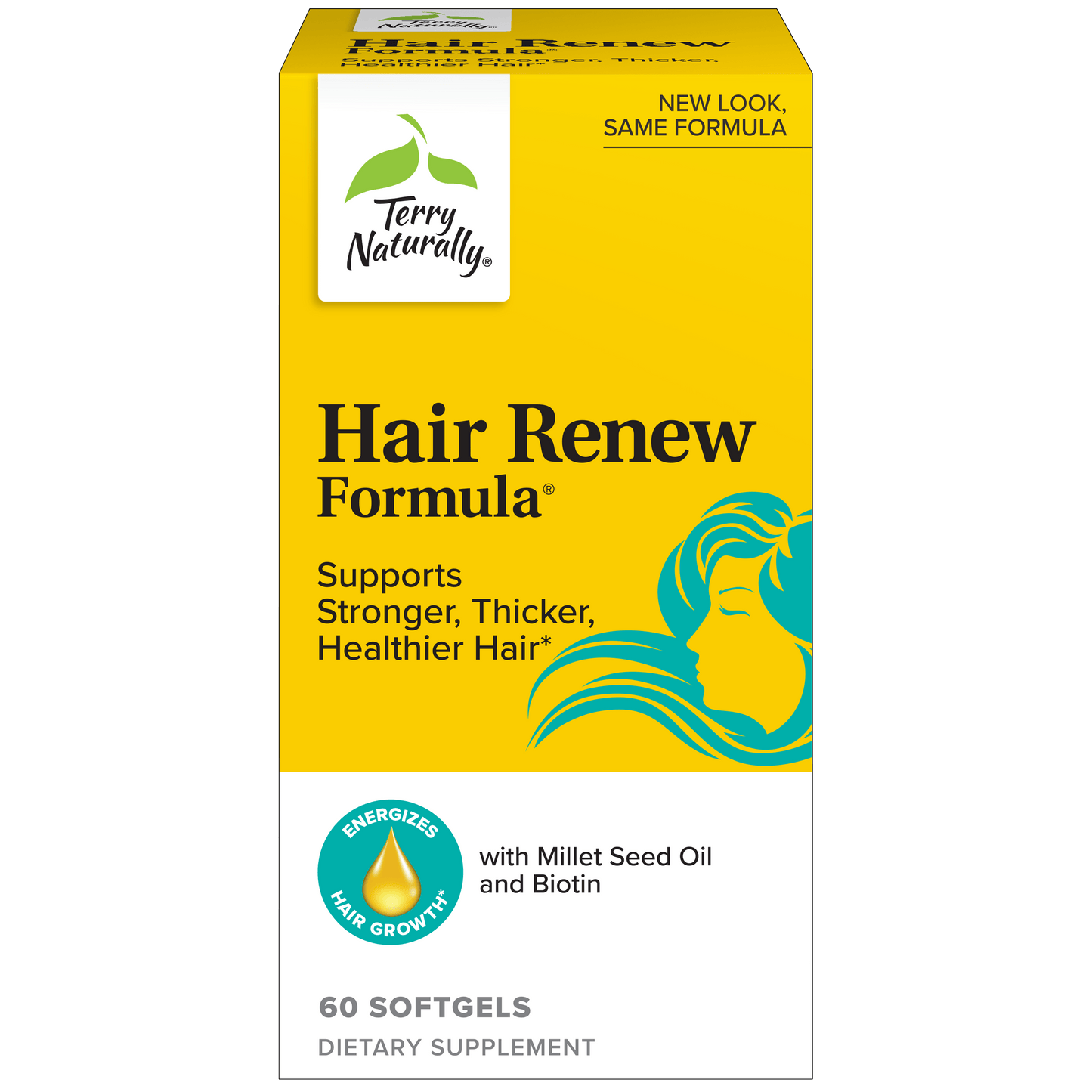 Terry Naturally HAIR RENEW FORMULA - 60 Softgels