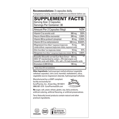 Terry Naturally Healthy LIGAMENTS & TENDONS - 60 Capsules
