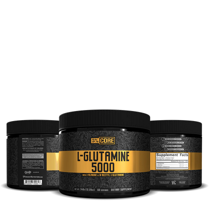 5% Nutrition Core L-Glutamine 5000 - 60 Servings