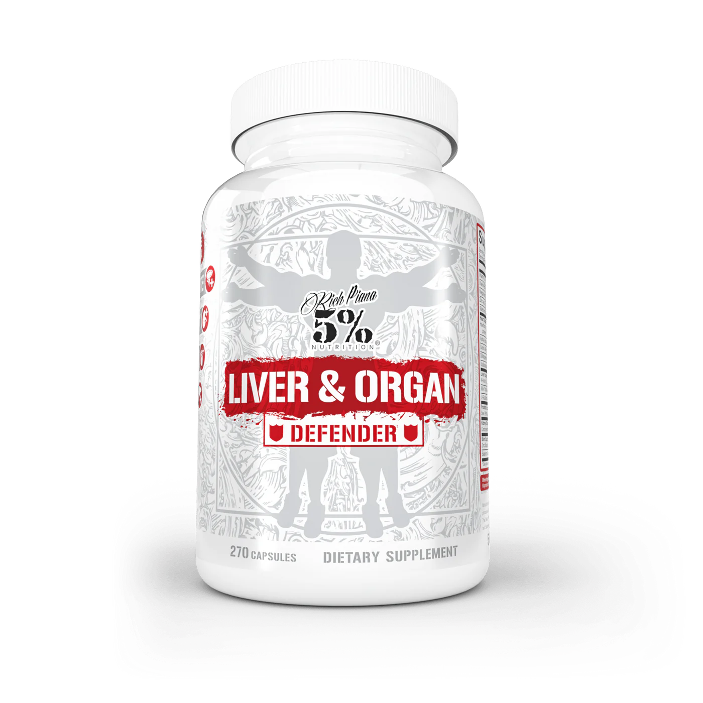 5% Nutrition LIVER & ORGAN DEFENDER - 270 Capsules