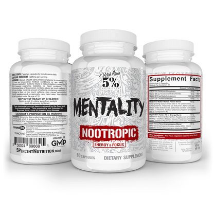 5% Nutrition MENTALITY 60 Capsules