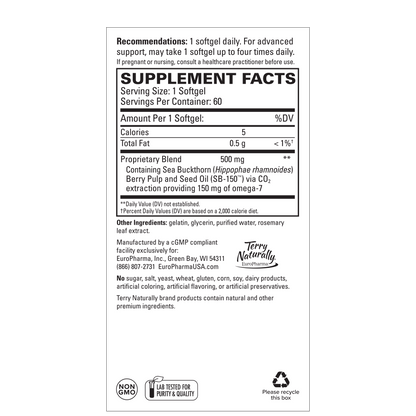 Terry Naturally OMEGA-7 DRY EYE RELIEF - 60 Softgels