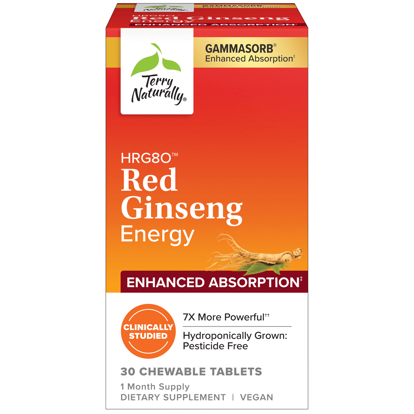 Terry Naturally RED GINSENG HRG80 ENERGY