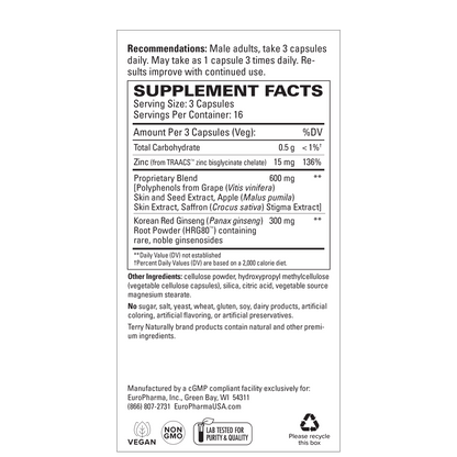 Terry Naturally RED GINSENG HRG80 ENERGY