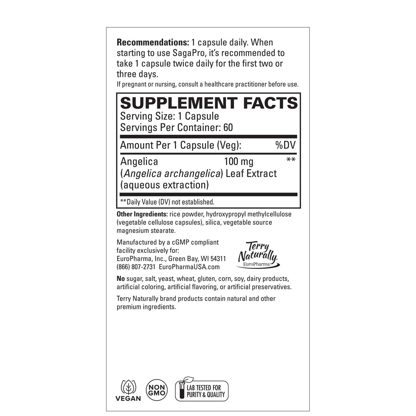 Terry Naturally SAGAPRO Bladder Health