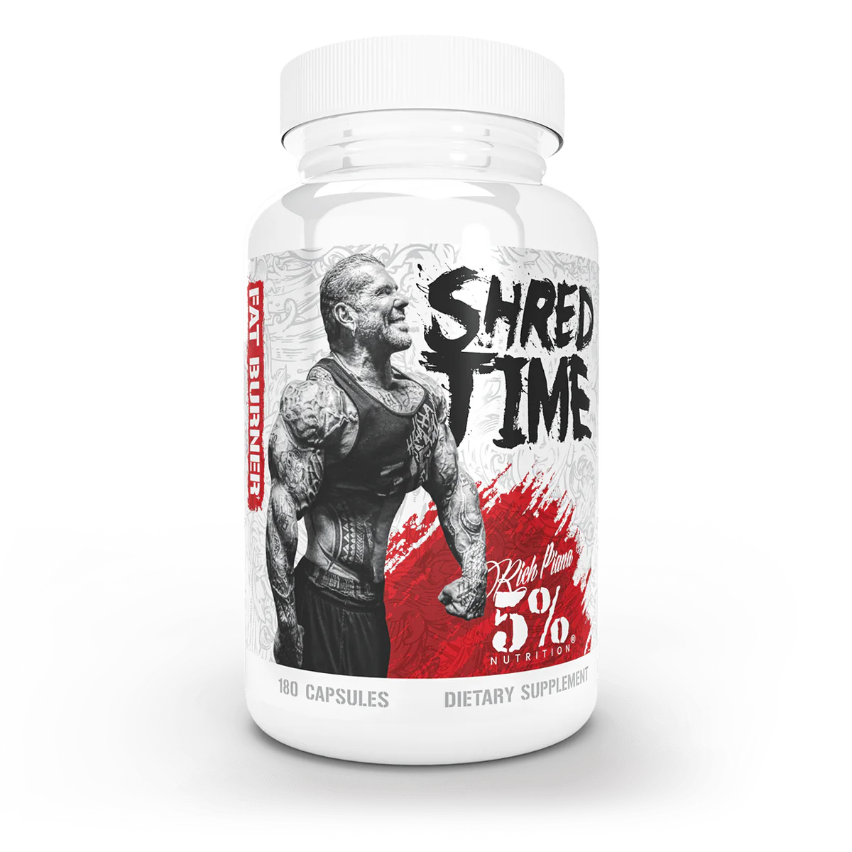 5% Nutrition SHRED TIME 180 Capsules