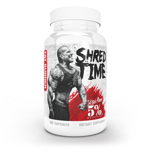 5% Nutrition SHRED TIME 180 Capsules