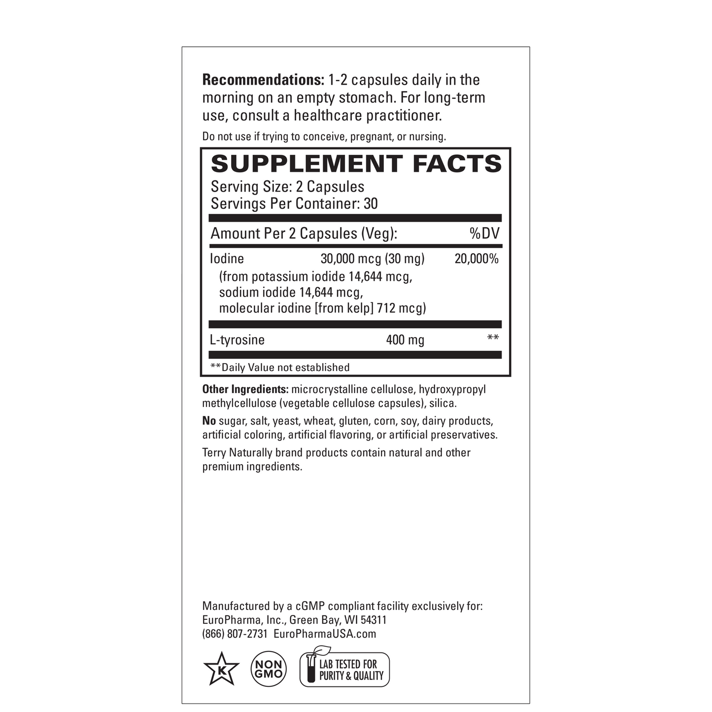 Terry Naturally THYROID CARE