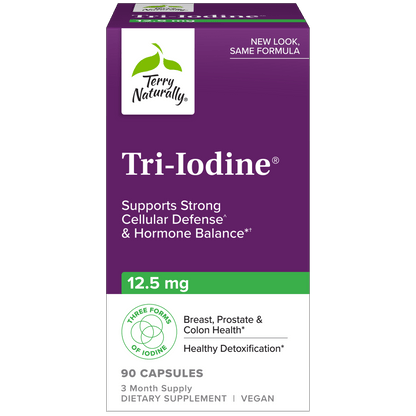Terry Naturally TRI IODINE 12.5MG - 180 Capsules