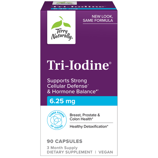 Terry Naturally TRI IODINE 6.25MG - 90 Capsules